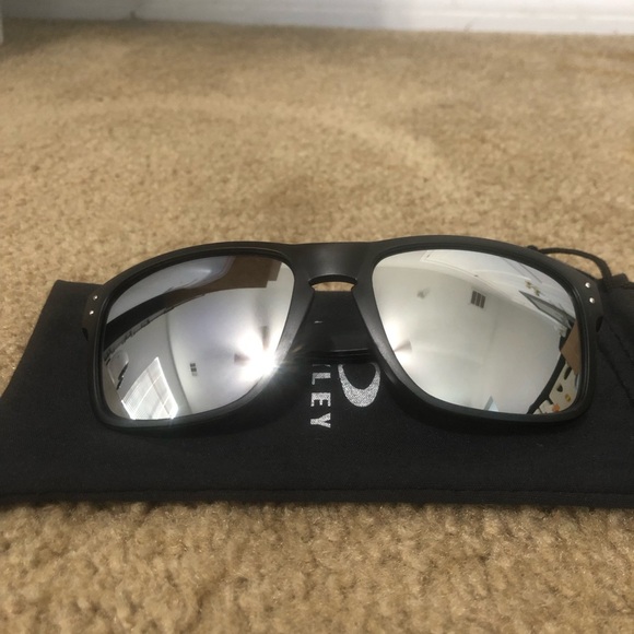Oakley Other - Oakley Holbrook Mens Sunglasses 9102 Silver Reflective Lenses